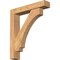 Ekena Millwork Imperial Block Smooth Bracket w/ Offset Brace, Western Red Cedar, 5 1/2"W x 28"D x 32"H BKT0604X28X32IMP05SWR - alternate 1